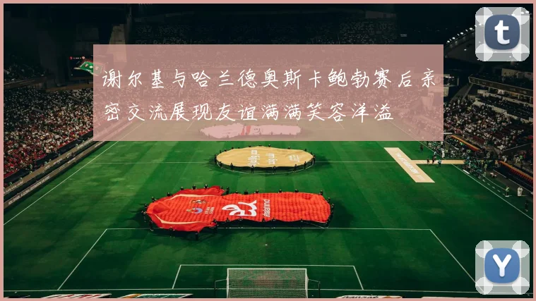 谢尔基与哈兰德奥斯卡鲍勃赛后亲密交流展现友谊满满笑容洋溢
